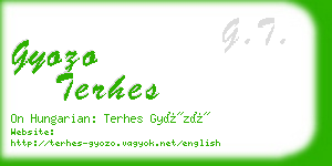 gyozo terhes business card